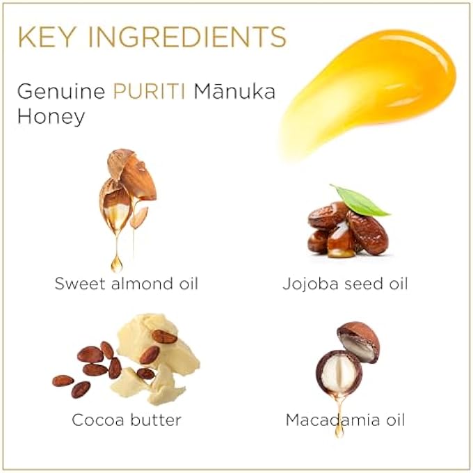 Puriti MANUKA HONEY LIP BALM  3PACK SOOTHING & MOISTURIZING, ENRICHED WITH ALMOND, JOJOBA, MACADAMIA OILS, COCOA BUTTER, HYDRATING FOR DRY & CHAPPED LIPS, 100% GENUINE NEW ZEALAND MANUKA HONEY - Image 4